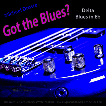 Bass Laid Back Delta Blues in Eb Got The Blues